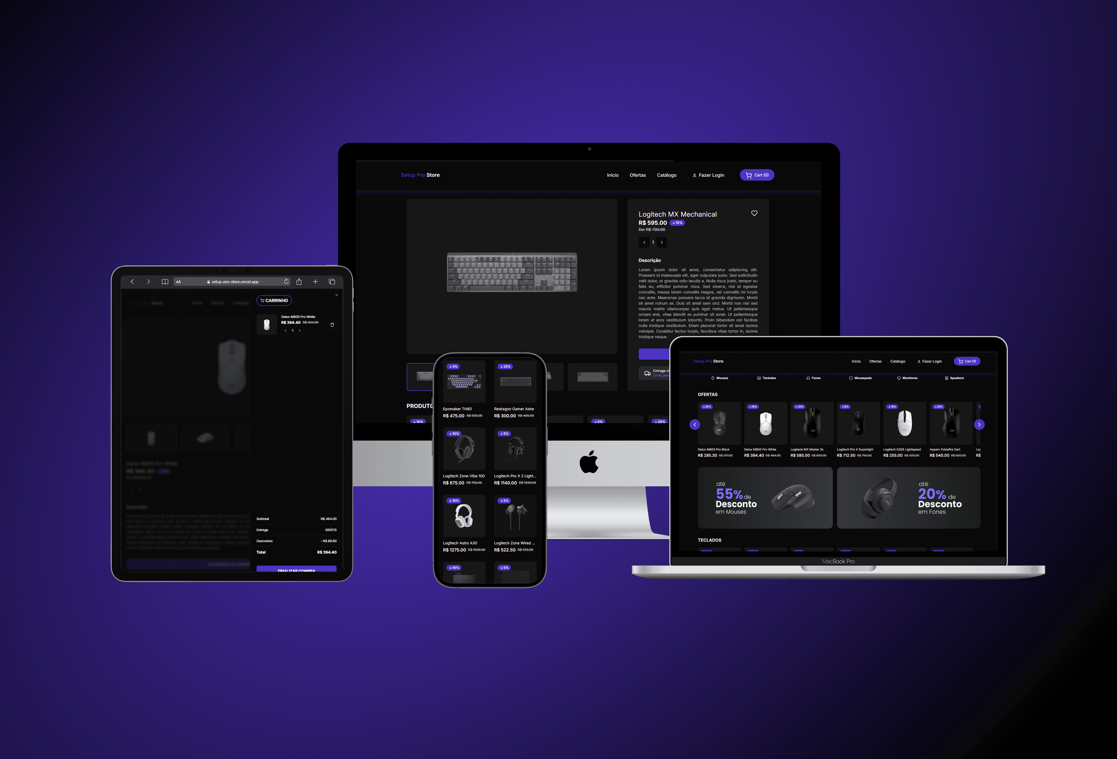 Capa do projeto Setup Pro Store